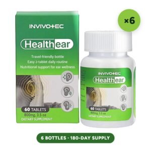 Healthear 6-bottle pack, 180-day supply